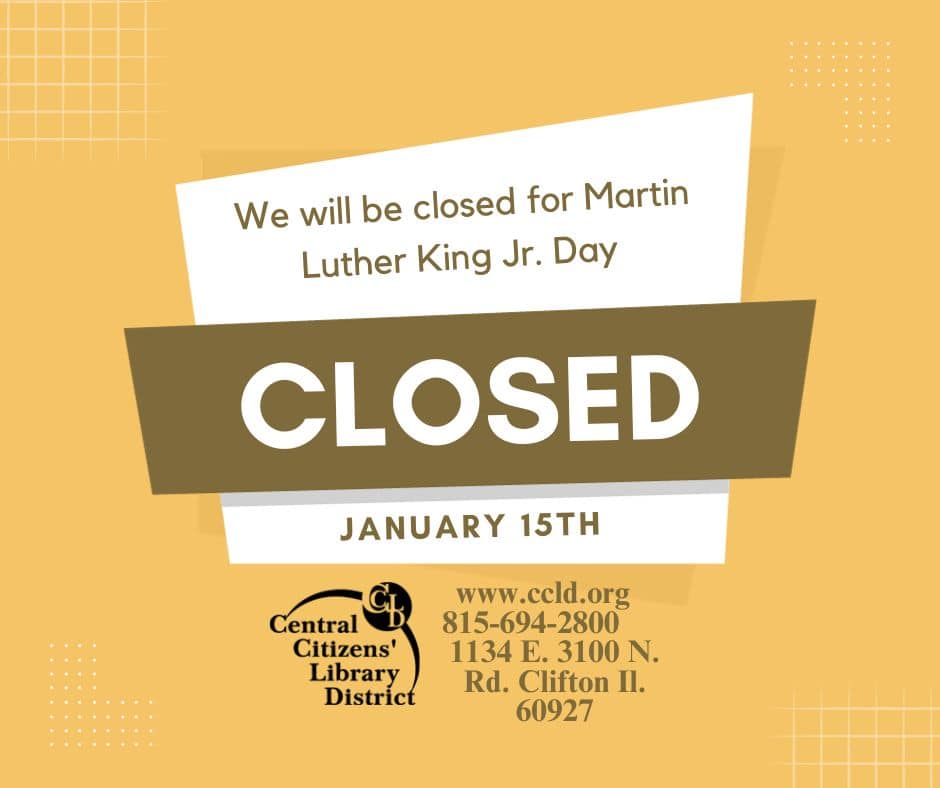Closed for Martin Luther King Jr. Central Citizens Library District